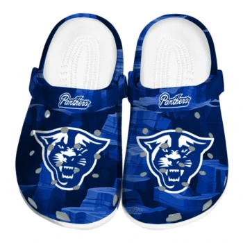 Georgia State Panthers Fans Clogs - Canyon Layers Blue
