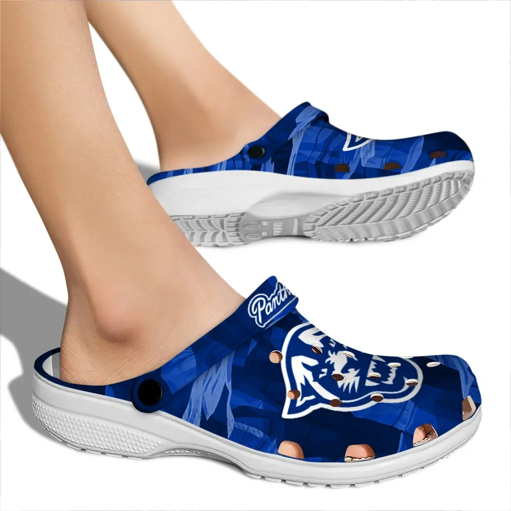 Georgia State Panthers Fans Clogs - Canyon Layers Blue Georgia State Panthers Fans Clogs - Canyon Layers Blue
