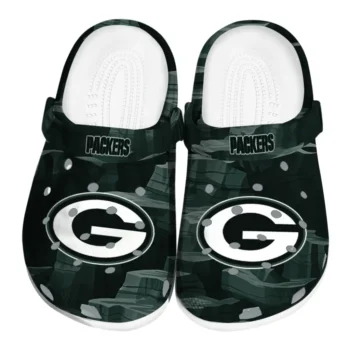 Green Bay Packers Fans Clogs - Canyon Layers Black