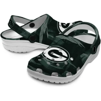 Green Bay Packers Fans Clogs - Canyon Layers Black