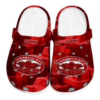 Jacksonville State Gamecocks Fans Clogs - Canyon Layers Red