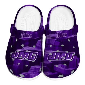 James Madison Dukes Fans Clogs - Canyon Layers Purple