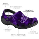 James Madison Dukes Fans Clogs – Canyon Layers Purple
