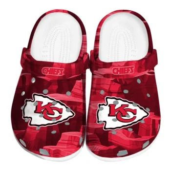 Kansas City Chiefs Fans Clogs - Canyon Layers Red