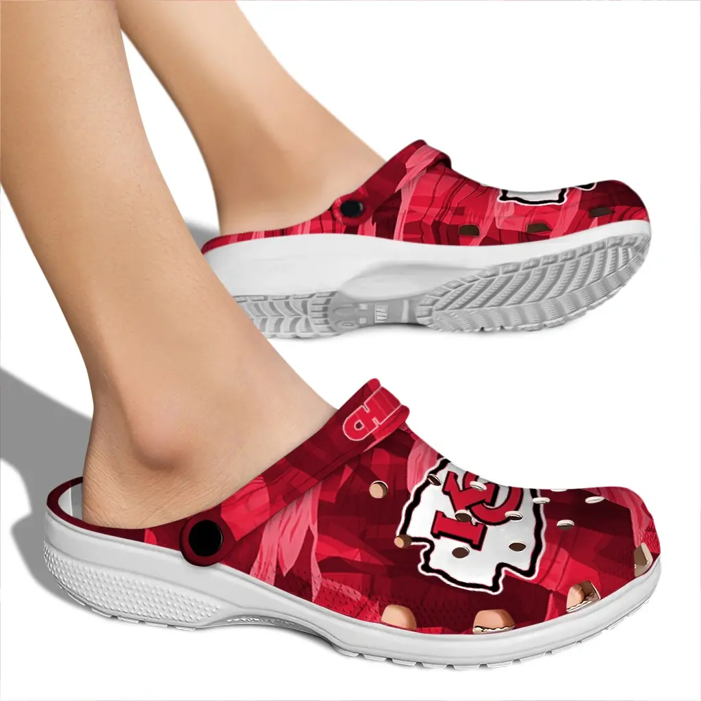 Kansas City Chiefs Fans Clogs - Canyon Layers Red Kansas City Chiefs Fans Clogs - Canyon Layers Red