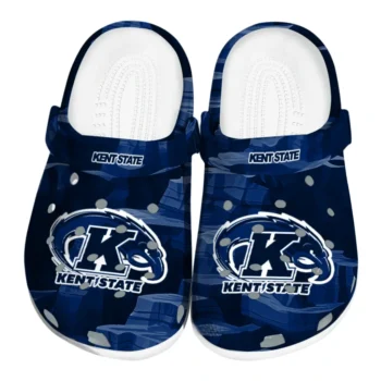 Kent State Golden Flashes Fans Clogs - Canyon Layers Blue