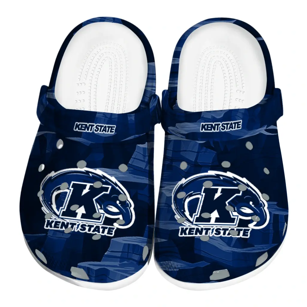 Kent State Golden Flashes Fans Clogs - Canyon Layers Blue Kent State Golden Flashes Fans Clogs - Canyon Layers Blue