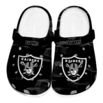 Las Vegas Raiders Fans Clogs – Canyon Layers Black