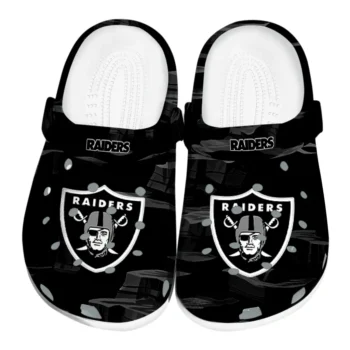 Las Vegas Raiders Fans Clogs - Canyon Layers Black