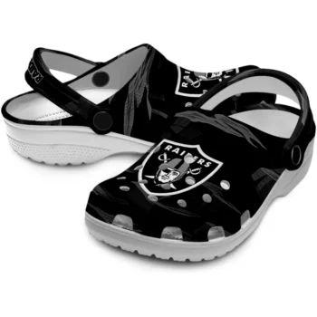 Las Vegas Raiders Fans Clogs - Canyon Layers Black