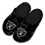 Las Vegas Raiders Fans Clogs – Canyon Layers Black