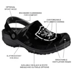 Las Vegas Raiders Fans Clogs – Canyon Layers Black