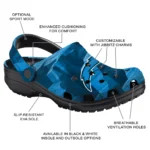 Los Angeles Chargers Fans Clogs – Canyon Layers Blue