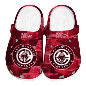 Los Angeles Clippers Fans Clogs - Canyon Layers Red