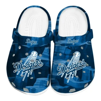 Los Angeles Dodgers Fans Clogs - Canyon Layers Blue