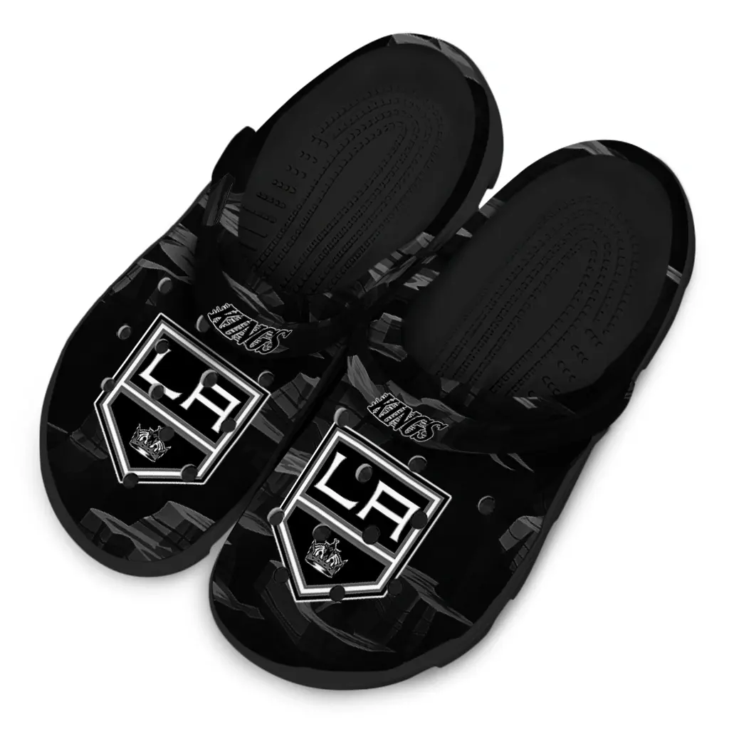 Los Angeles Kings Fans Clogs - Canyon Layers Black Los Angeles Kings Fans Clogs - Canyon Layers Black