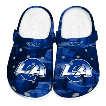 Los Angeles Rams Fans Clogs - Canyon Layers Blue
