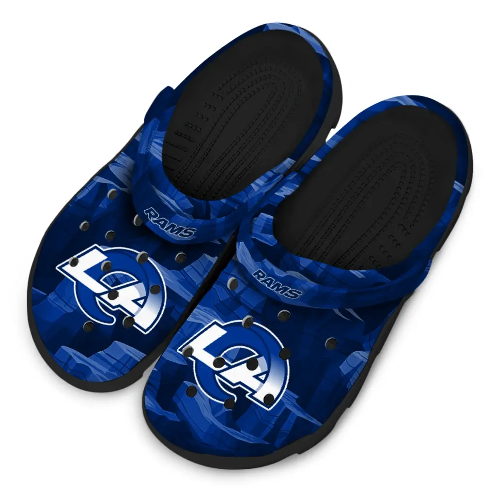 Los Angeles Rams Fans Clogs - Canyon Layers Blue Los Angeles Rams Fans Clogs - Canyon Layers Blue