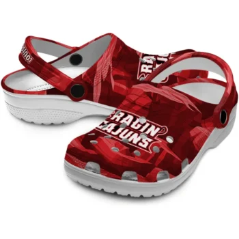 Louisiana Ragin' Cajuns Fans Clogs - Canyon Layers Red