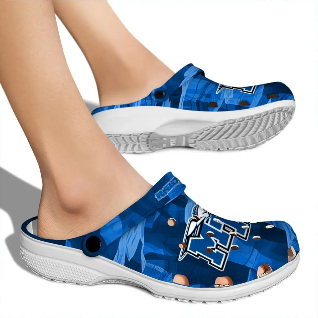 Middle Tennessee Blue Raiders Fans Clogs - Canyon Layers Blue Middle Tennessee Blue Raiders Fans Clogs - Canyon Layers Blue