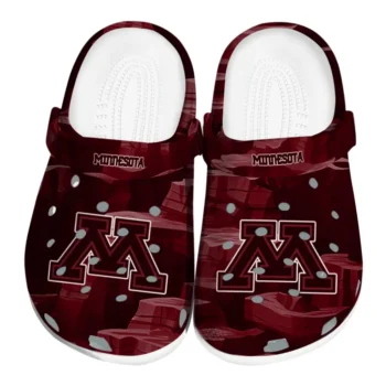 Minnesota Golden Gophers Fans Clogs - Canyon Layers Maroon
