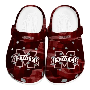 Mississippi State Bulldogs Fans Clogs - Canyon Layers Maroon