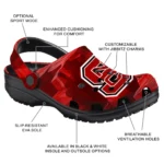 NC State Wolfpack Fans Clogs – Canyon Layers Red