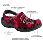 New Mexico Lobos Fans Clogs – Canyon Layers Red