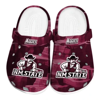 New Mexico State Aggies Fans Clogs - Canyon Layers Maroon