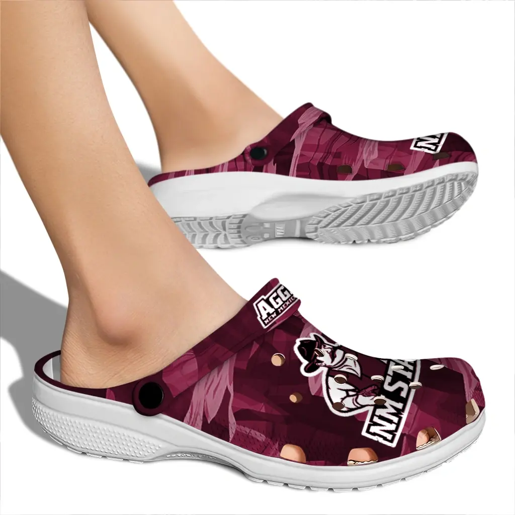 New Mexico State Aggies Fans Clogs - Canyon Layers Maroon New Mexico State Aggies Fans Clogs - Canyon Layers Maroon