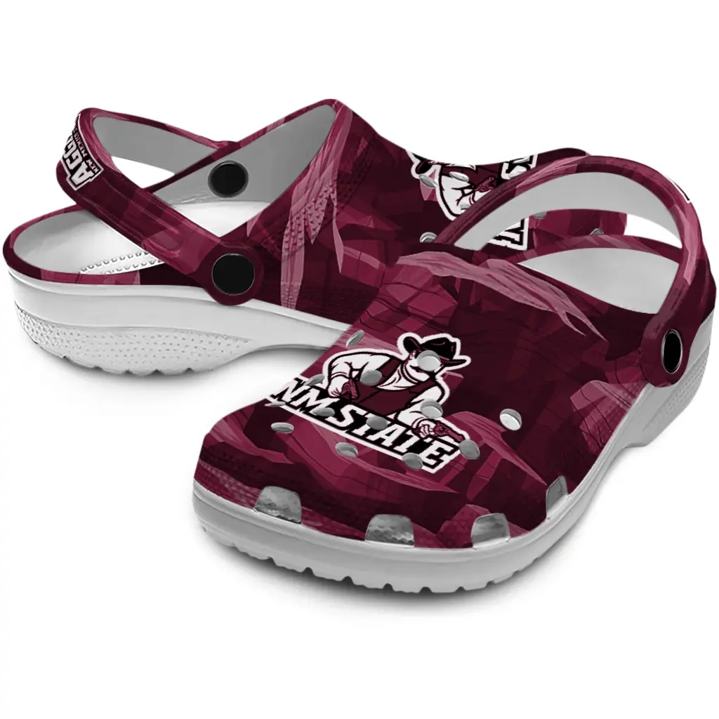 New Mexico State Aggies Fans Clogs - Canyon Layers Maroon New Mexico State Aggies Fans Clogs - Canyon Layers Maroon