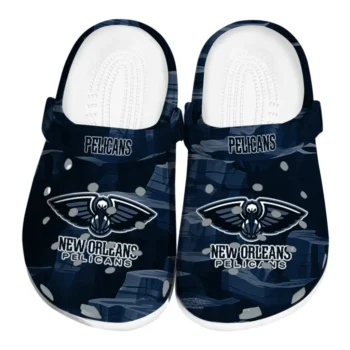 New Orleans Pelicans Fans Clogs - Canyon Layers Black