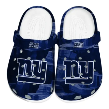 New York Giants Fans Clogs - Canyon Layers Blue