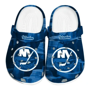 New York Islanders Fans Clogs - Canyon Layers Blue
