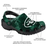 New York Jets Fans Clogs – Canyon Layers Green