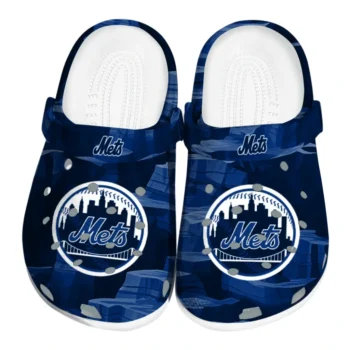 New York Mets Fans Clogs - Canyon Layers Blue