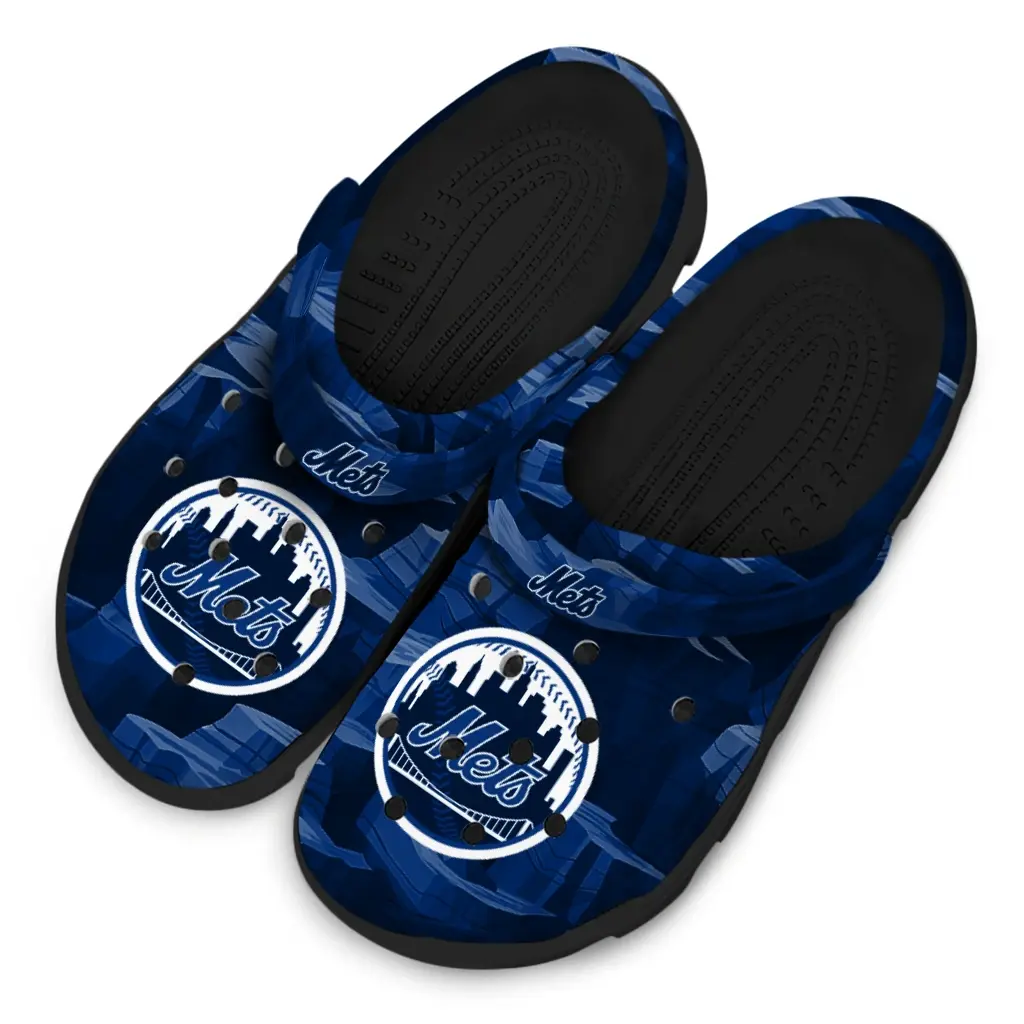 New York Mets Fans Clogs - Canyon Layers Blue New York Mets Fans Clogs - Canyon Layers Blue