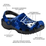 New York Rangers Fans Clogs – Canyon Layers Blue