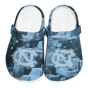 North Carolina Tar Heels Fans Clogs - Canyon Layers Blue