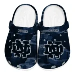 Notre Dame Fighting Irish Fans Clogs - Canyon Layers Dark Blue 1 Notre Dame Fighting Irish Fans Clogs – Canyon Layers Dark Blue