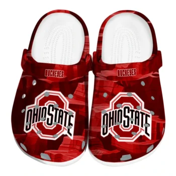 Ohio State Buckeyes Fans Clogs - Canyon Layers Red