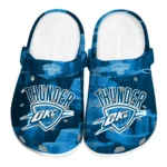 Oklahoma City Thunder Fans Clogs - Canyon Layers Blue 1 Oklahoma City Thunder Fans Clogs – Canyon Layers Blue