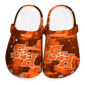 Sam Houston Bearkats Fans Clogs - Canyon Layers Orange