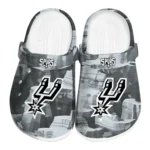 San Antonio Spurs Fans Clogs - Canyon Layers Gray 1 San Antonio Spurs Fans Clogs – Canyon Layers Gray