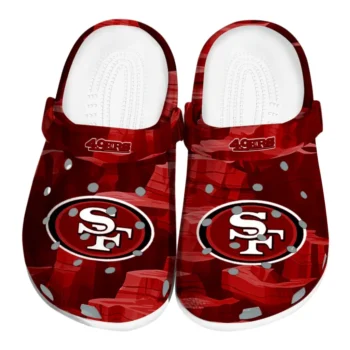 San Francisco 49ers Fans Clogs - Canyon Layers Red