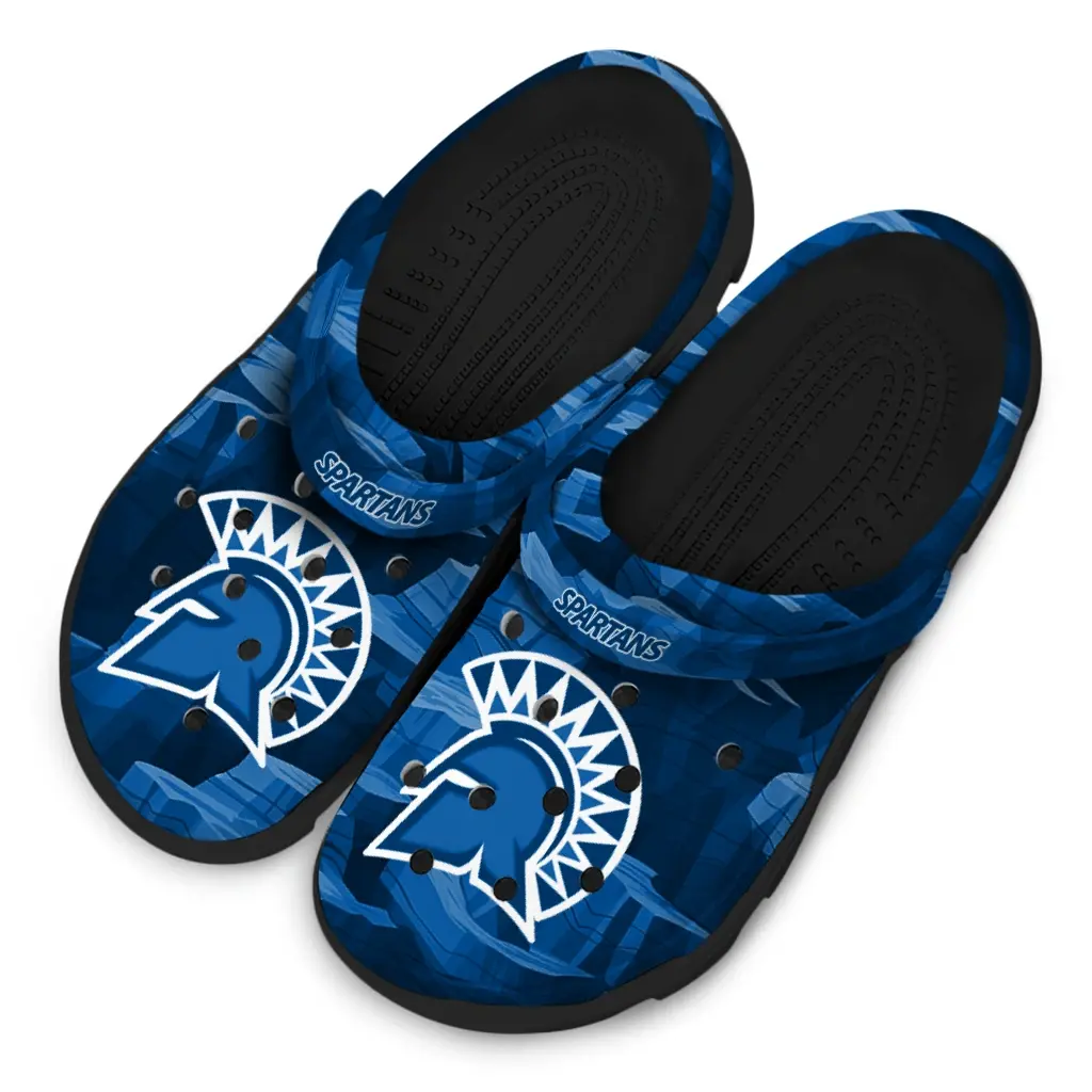 San Jose State Spartans Fans Clogs - Canyon Layers Blue San Jose State Spartans Fans Clogs - Canyon Layers Blue