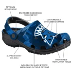 San Jose State Spartans Fans Clogs – Canyon Layers Blue