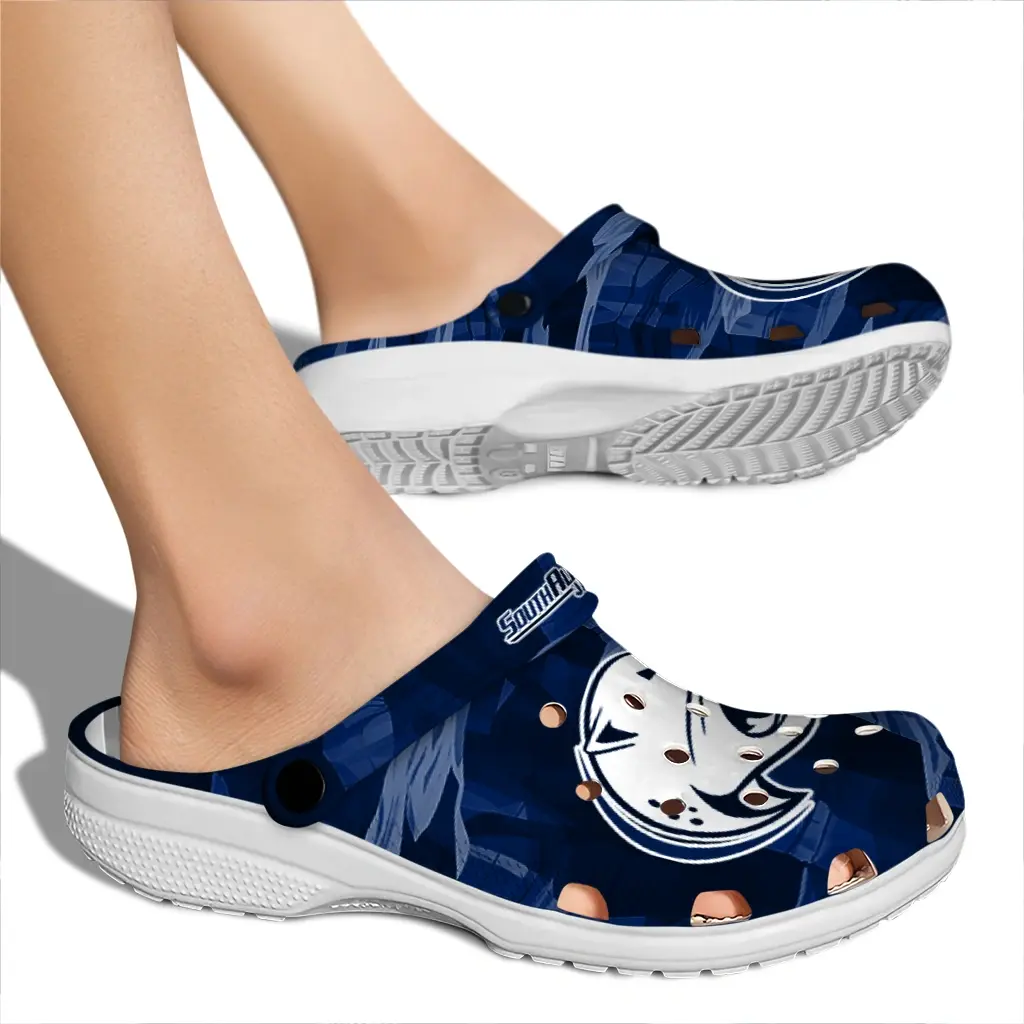 South Alabama Jaguars Fans Clogs - Canyon Layers Blue South Alabama Jaguars Fans Clogs - Canyon Layers Blue