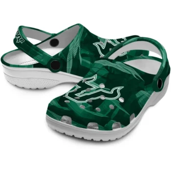 South Florida Bulls Fans Clogs - Canyon Layers Green