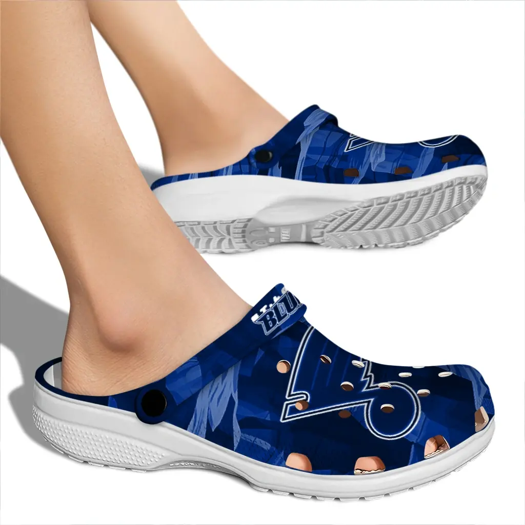 St. Louis Blues Fans Clogs - Canyon Layers Blue St. Louis Blues Fans Clogs - Canyon Layers Blue
